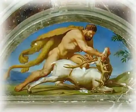 Геракл догоняет Керинейскую лань