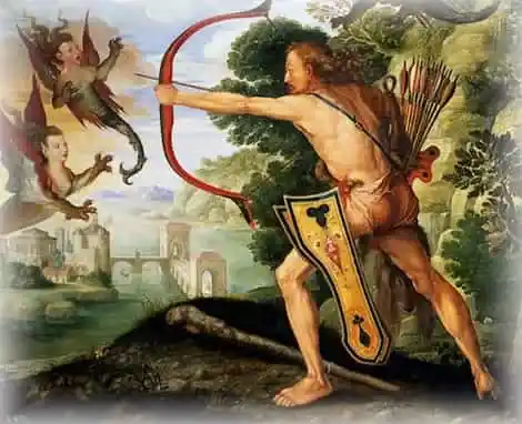 Геракл разгоняет Стимфальских птиц