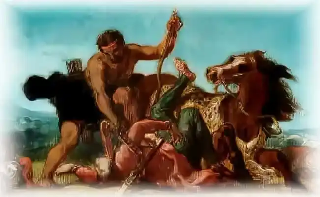 Геракл завоёвывает пояс Ипполиты