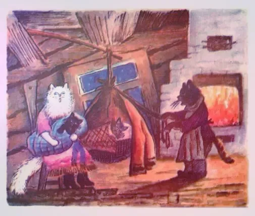 Кошкин дом очаг 