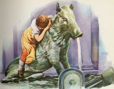 Бронзовый кабан