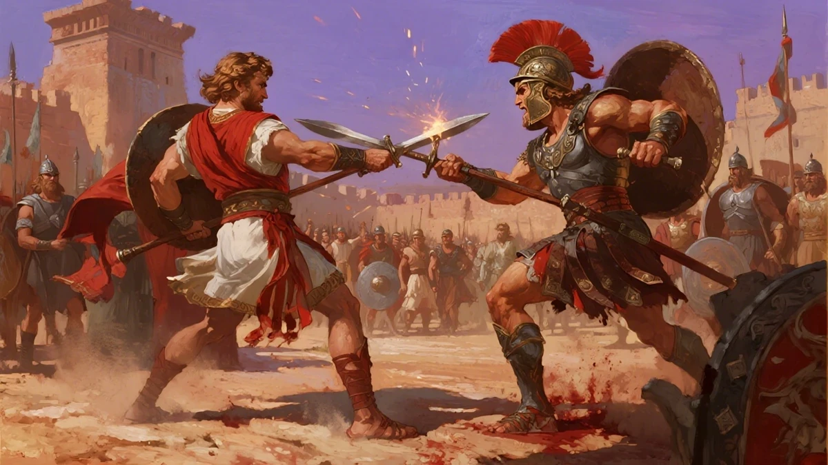 The Combat of Hector and Ajax
